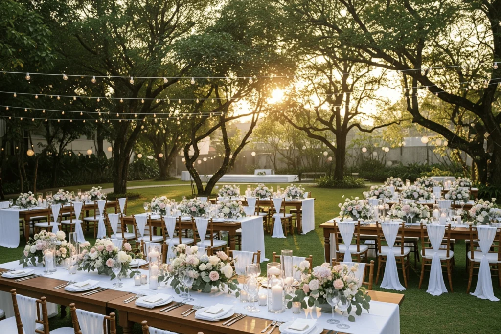 Ciptakan Dekorasi Pernikahan Garden Party yang Penuh Nuansa Romantis