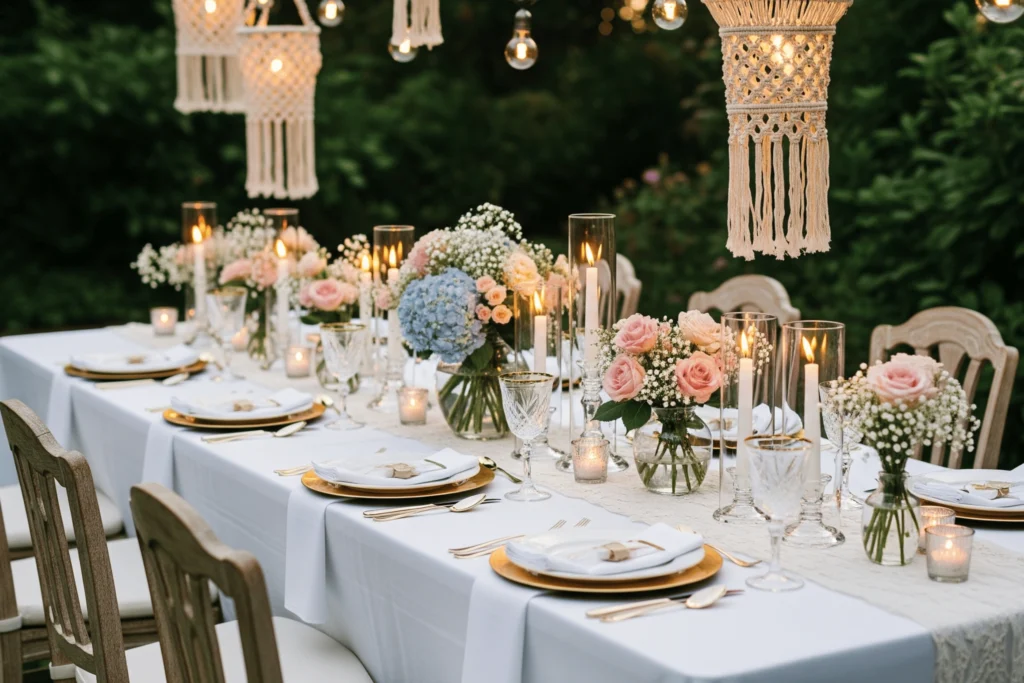 Dekorasi pernikahan garden party